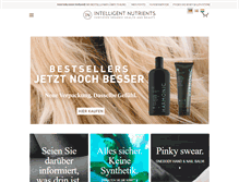 Tablet Screenshot of intelligent-nutrients.de